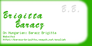 brigitta baracz business card